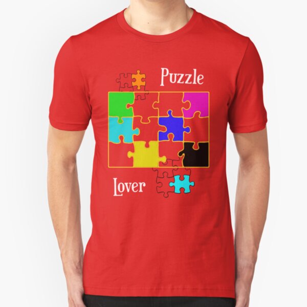Puzzle Lover Slim Fit T-Shirt