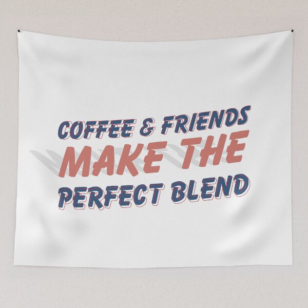 Item preview, Coffee and friends make the perfect blend - 2 coffee and friends make the perfect blend art designed and sold by Mintminz.