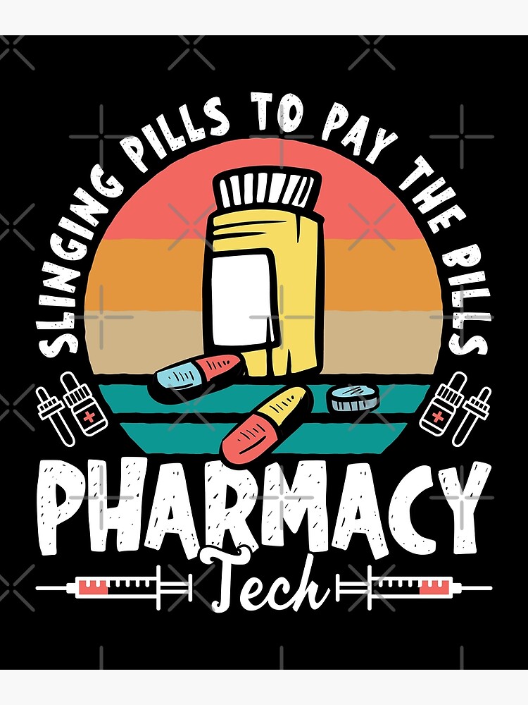Carte de vœux avec l'œuvre « Idée cadeau étudiant en pharmacie technicien  en pharmacie » de l'artiste tshirtconcepts