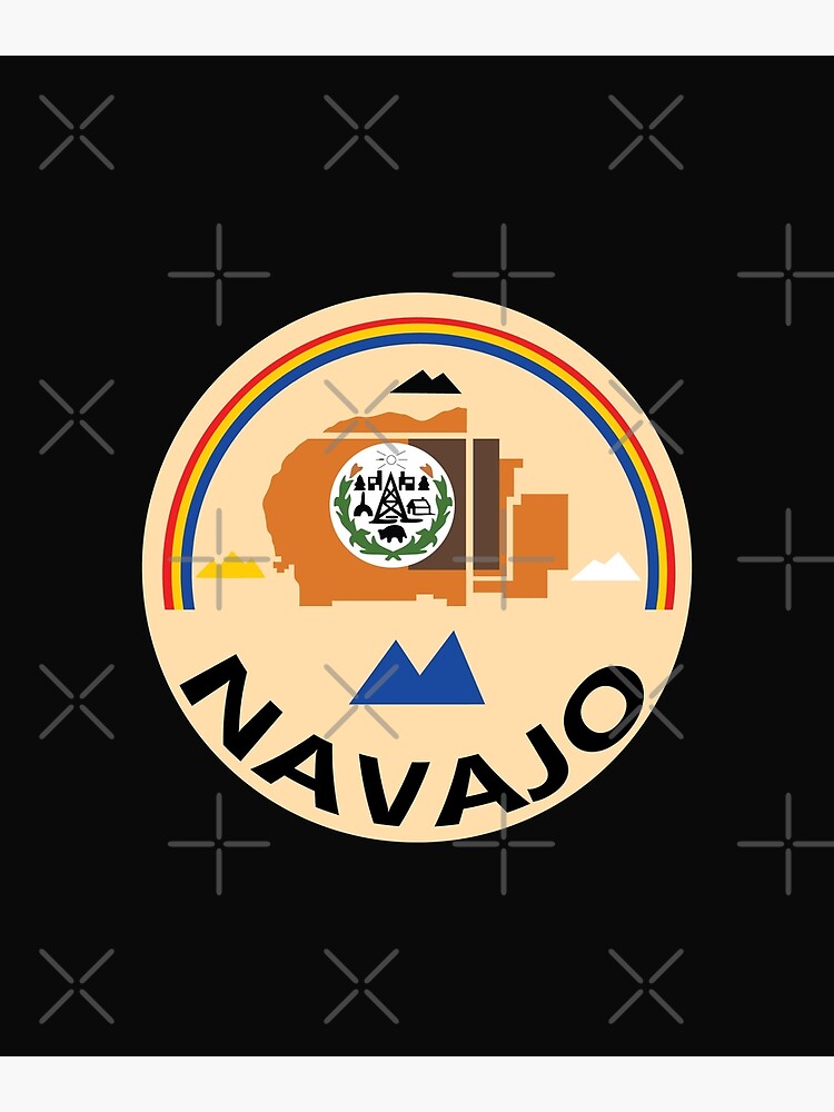 Lámina fotográfica «Nación navajo - bandera de la nación navajo - gran ...