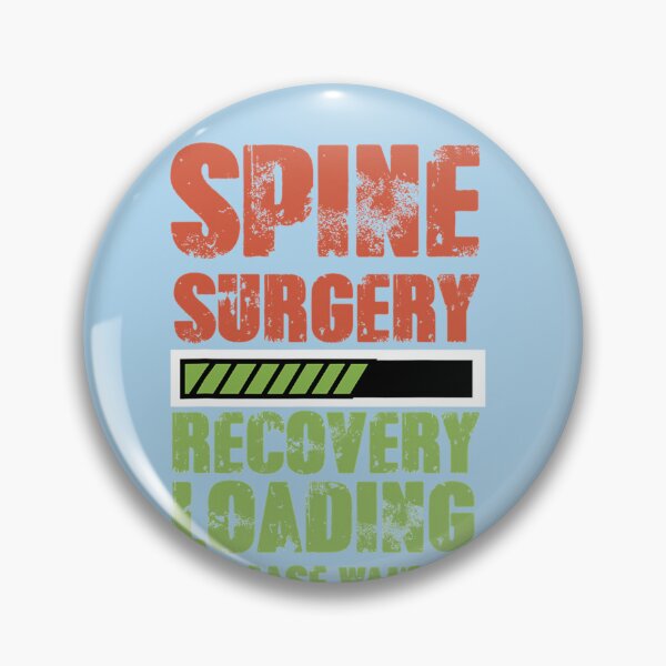 Item preview, Spinal Fusion Back Spine Surgery Lumbar Recovery Baseball ¾ Sleeve T-Shirt designed and sold by NhyNguyen.