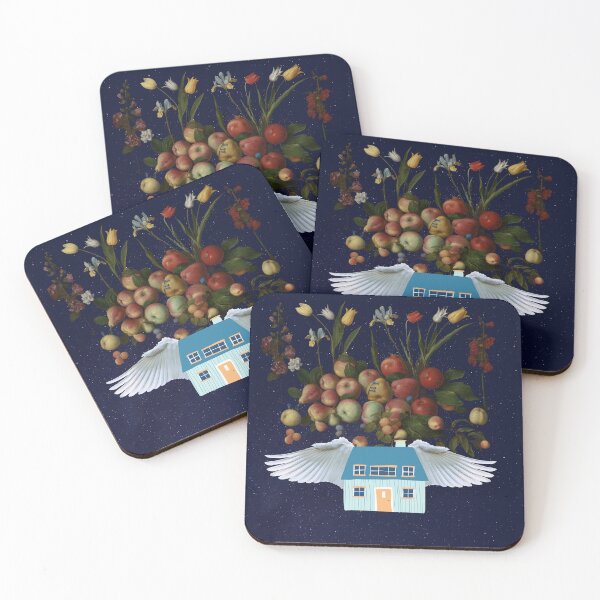 Item preview, Flying Fruit Home 7 | Apples | Pears | Peaches | Dreamy designed and sold by CosmicStory.