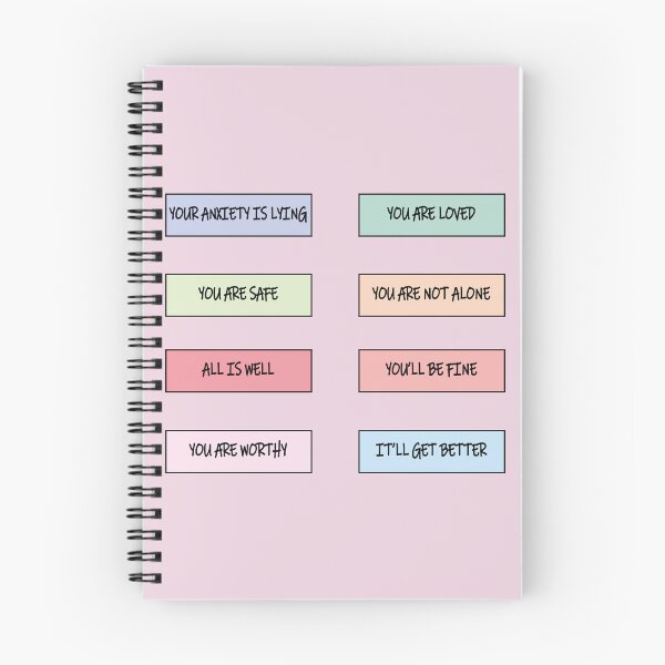 Item preview, Affirmations for anxiety designed and sold by MentalPositive.