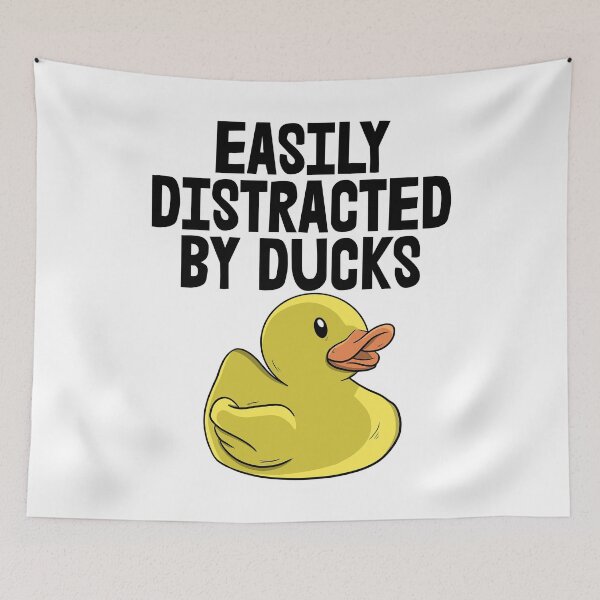 Item preview, Easily Distracted By Ducks b acl designed and sold by Bendthetrend.