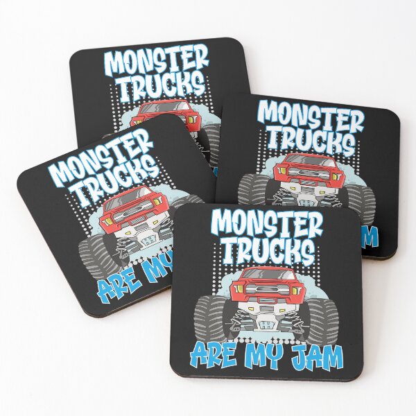Item preview, Monster Trucks Are My Jam - Funny Monster Truck  designed and sold by Mr-Kawachi.