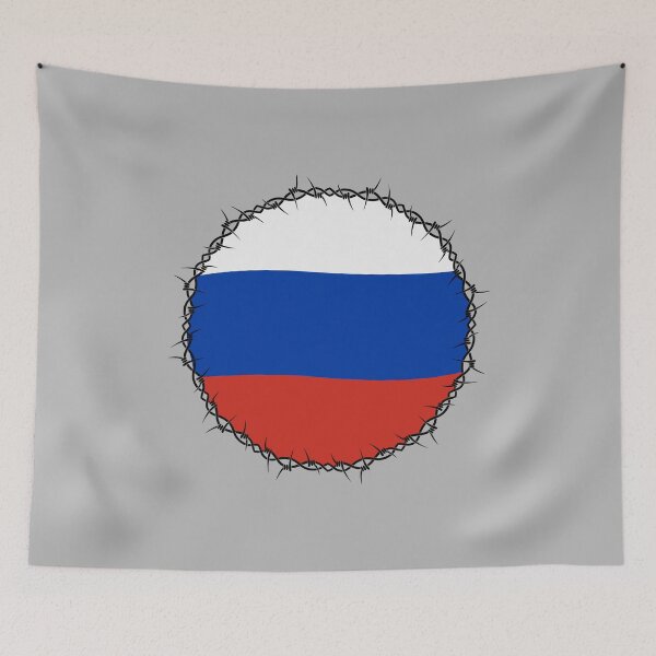 Item preview, Russia inside a barbed wire fence designed and sold by knappidesign.