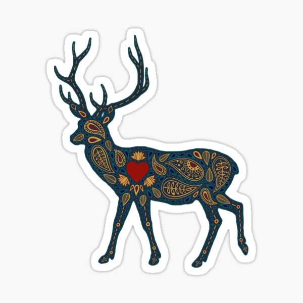 Item preview,  Folk Art Deer designed and sold by EmyBeeDesigns.