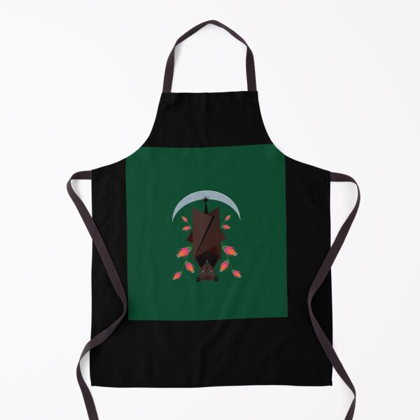 Item preview, Malayan Flying Fox With Moon - Dark Green Essential designed and sold by tiffinygraham2.