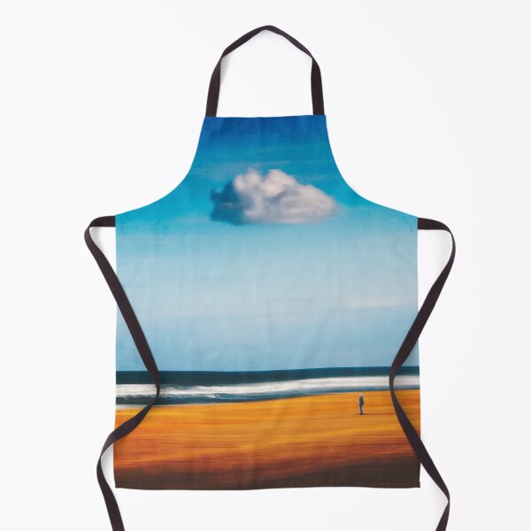 Artikelvorschau, Soulscape - minimalistische Strandszene mit einsamer Wolke entworfen und verkauft von Dyrk Wyst Redbubble Shop.