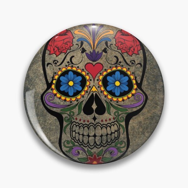 Item preview, Colorful skull Scary Dark Man Spooky Horror Bones Rock Gothic Occult Punisher designed and sold by BestDesign87.