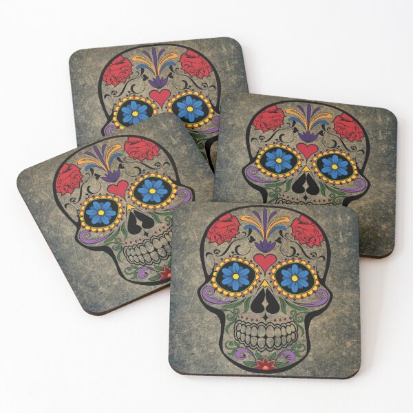 Item preview, Colorful skull Scary Dark Man Spooky Horror Bones Rock Gothic Occult Punisher designed and sold by BestDesign87.