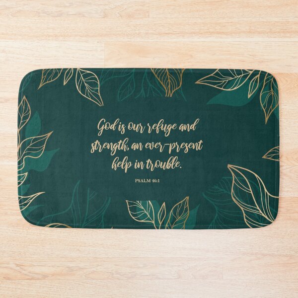 Item preview, Psalm 46:1, God is our Refuge - Bible Quote designed and sold by StudioCitrine.