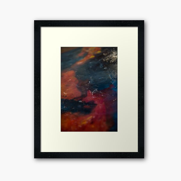 Lava (dark) Framed Art Print