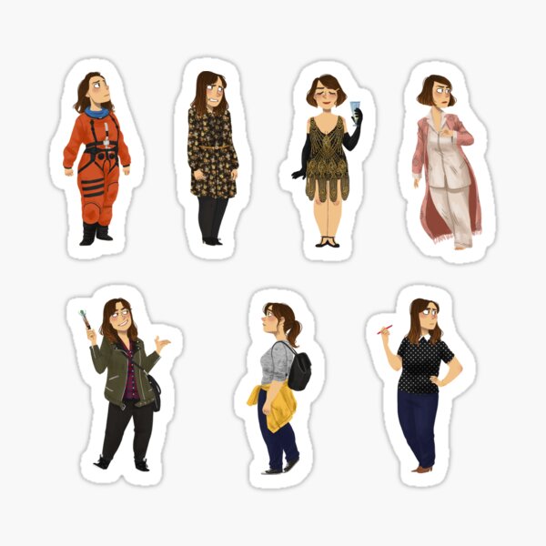 Every Clara Outfit Ever #8 Sticker