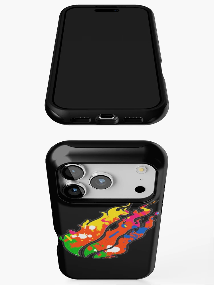 Thumbnail 3 of 4, iPhone Case, Colorful Wave designed and sold by Raeex.
