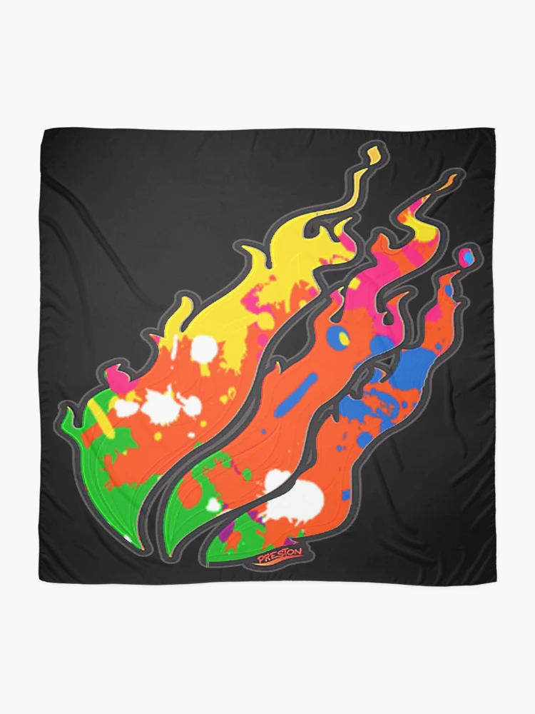 Thumbnail 2 of 3, Scarf, Colorful Wave designed and sold by Raeex.