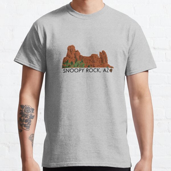 Snoopy Rock Grafik Classic T-Shirt