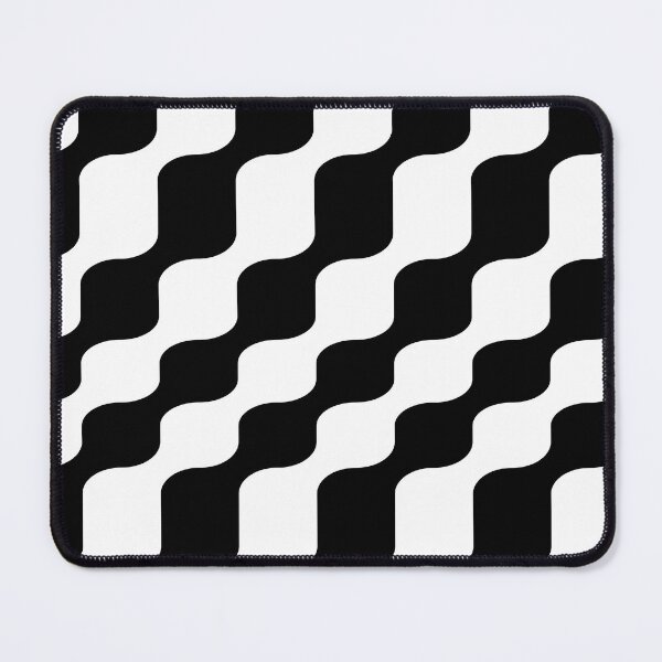Item preview, 70s 60s Black And White Waves designed and sold by Hic21.