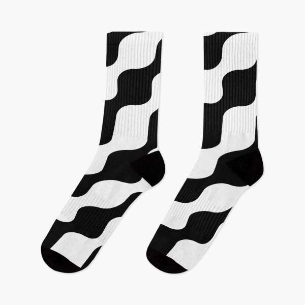 Item preview, 70s 60s Black And White Waves designed and sold by Hic21.