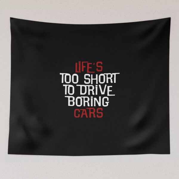 Item preview, Car Lovers Life's Too Short To Drive Boring Cars Essential T-Shirt designed and sold by samirdari7.