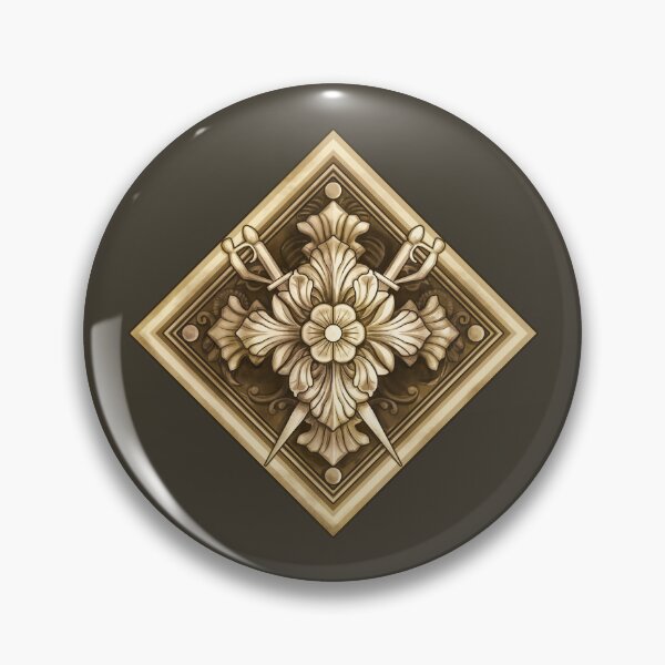 Item preview, (Dark) House Dimitrescu Crest - Gold designed and sold by Darika W.