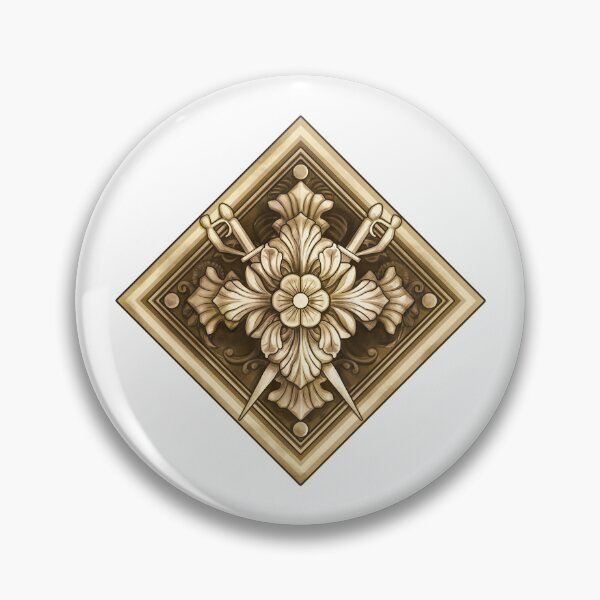 Item preview, (White) House Dimitrescu Crest - Gold designed and sold by Darika W.