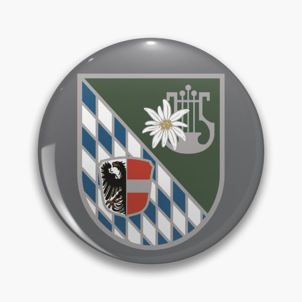 Item preview, Mountain Band of the Bundeswehr - Gebirgsmusikkorps der Bundeswehr (Germany) designed and sold by wordwidesymbols.