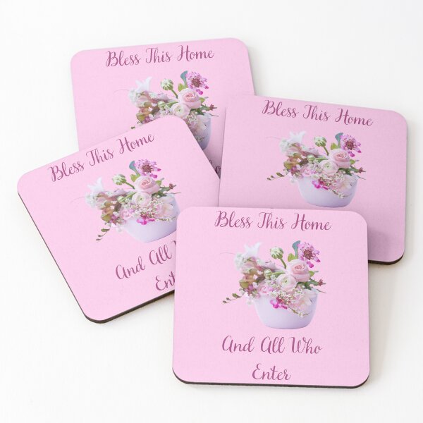 Item preview, Positive Bless This Home And Those Who Enter Flower Bouquet Picture designed and sold by debmund.