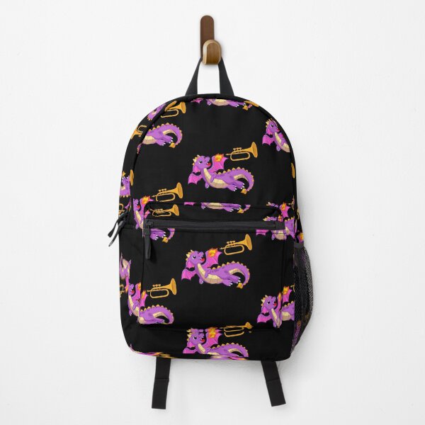 Item preview, Dragon Playing Trumpet ,Funny Good Dragon Trumpet Lovers Purple Design designed and sold by pedrored369.