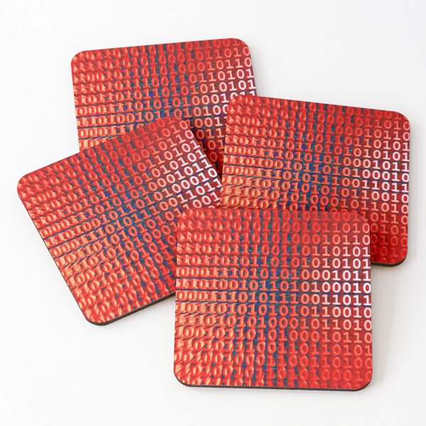 Item preview, Binary Numbers, Computer Talk, Red designed and sold by Paul Thompson Photography.