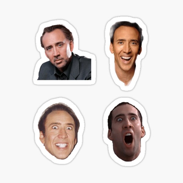 Item preview, Coppola nic - funny reactions stickers pack designed and sold by OneforAllDesign.