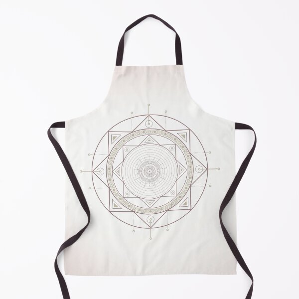 Item preview, Karmic Light Code - Astral Compass (Rose Gold Light Background) designed and sold by LunaDawnArt.