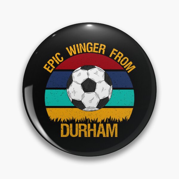 Item preview, Epic Winger From Durham Vintage Soccer Sticker designed and sold by rollinsale.