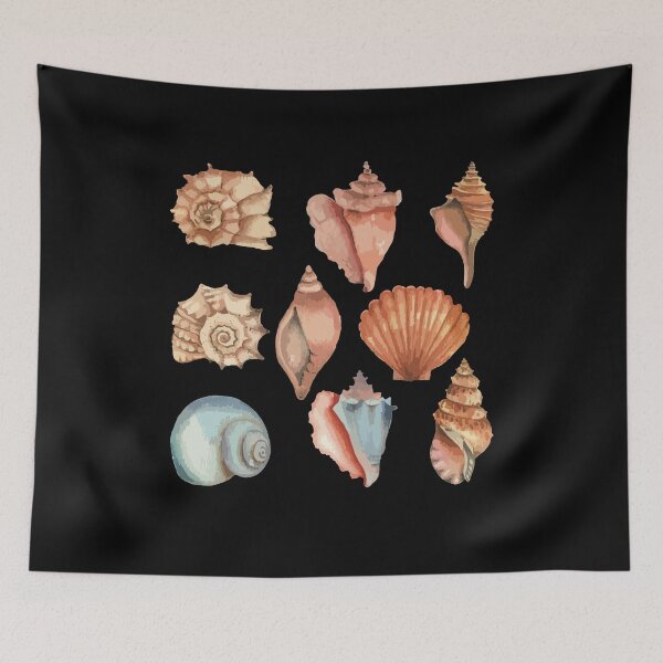 Item preview, Vintage Seashells Graphic Art Seashell Lover Beach Conch designed and sold by Dressed For  Duty.