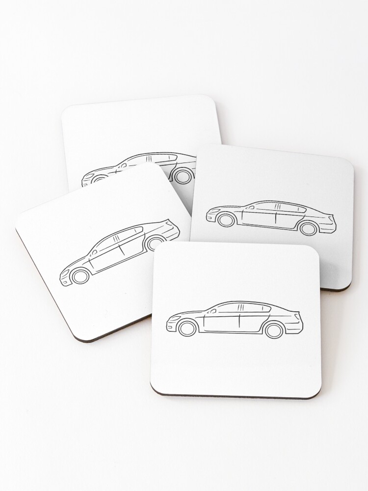 Thumbnail 1 of 5, Coasters (Set of 4), Lexus GS300 designed and sold by AutoClub.