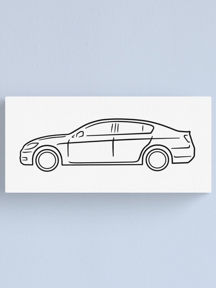 Thumbnail 1 of 3, Canvas Print, Lexus GS300 designed and sold by AutoClub.