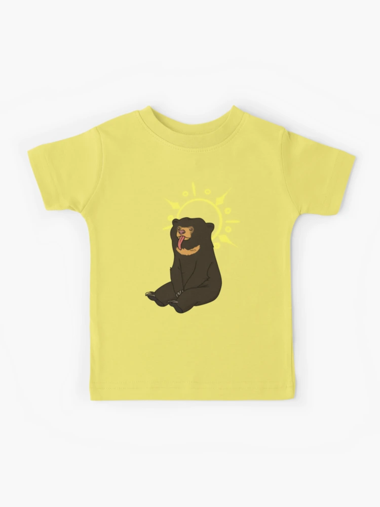 ★ TOOMUCHTAX★ Sleeping Bear Baby T-Shirt Yellow T25SSTS76 ra,kids_tee,x750,EDE272: