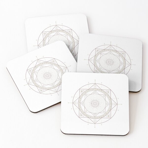 Item preview, Karmic Light Code - Astral Compass (Original) designed and sold by LunaDawnArt.