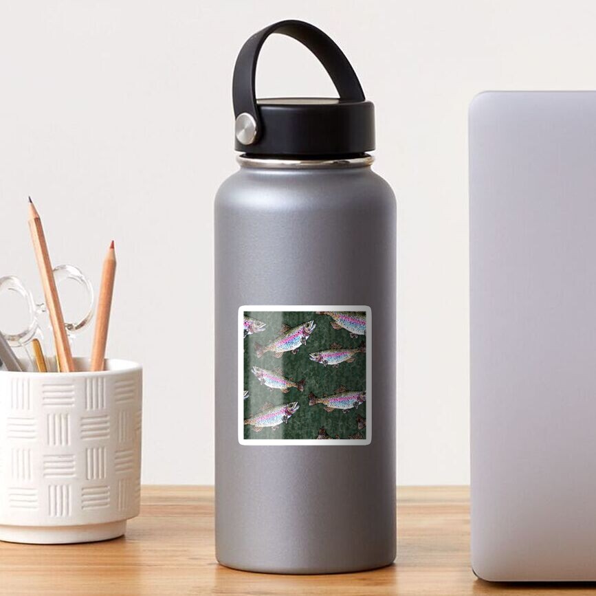 Vista previa del artículo con la obra «Pegatina brillante», diseñado y vendido por Michelebuttons.