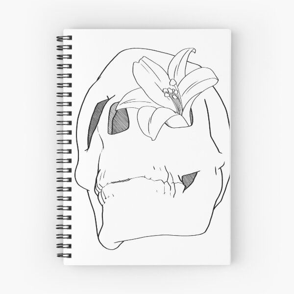 Item preview, Graphic Style Skull with Lily  designed and sold by Saanis.