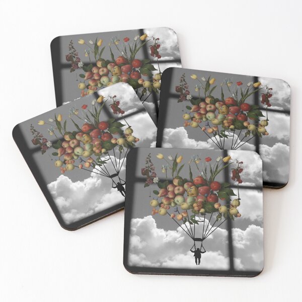 Item preview, Fruit Parachute 3 | Apples | Pears | Peaches | Dreamy designed and sold by CosmicStory.