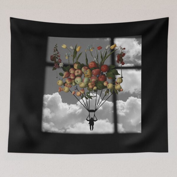 Item preview, Fruit Parachute 3 | Apples | Pears | Peaches | Dreamy designed and sold by CosmicStory.
