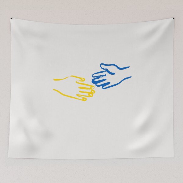 Item preview, Hands together, Keep together with Ukraine, Hands together with Ukraine, Gather together, Come together, Better together, Hand in hand, Drawn together, Support Ukraine designed and sold by DianaN22.