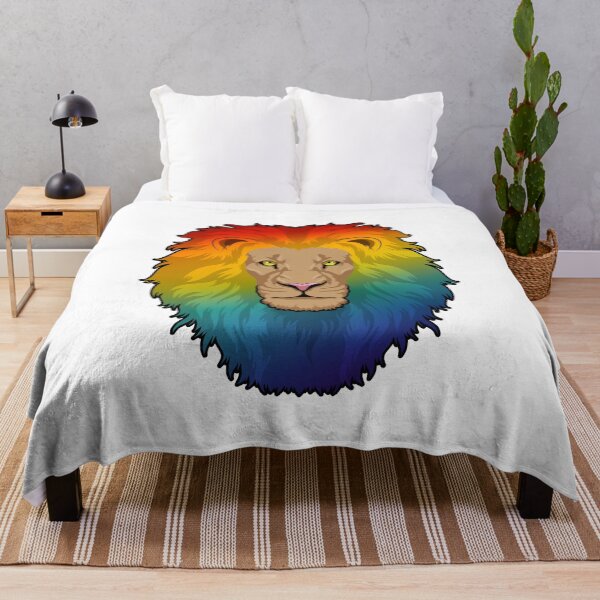 Item preview, Lion in Rainbow Colours designed and sold by Snabdesign84.
