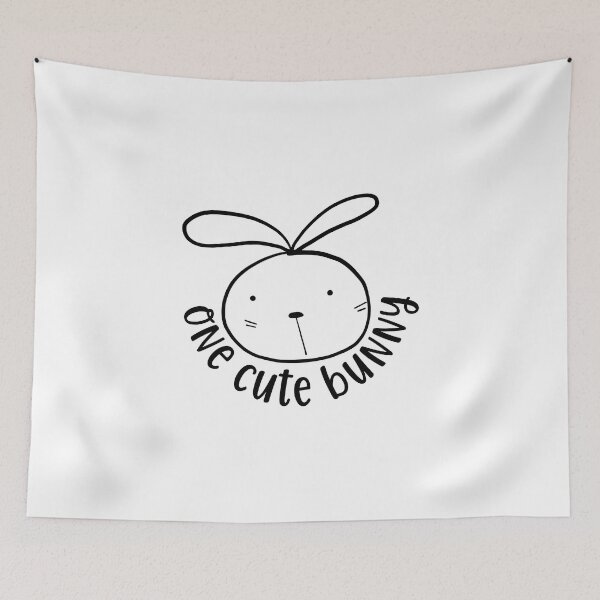 Item preview, One Cute Bunny Happy Easter designed and sold by miraipa.
