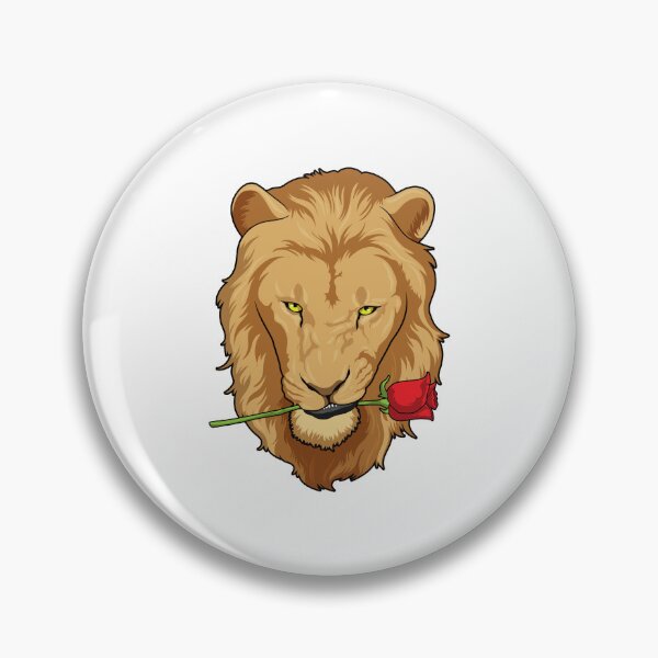 Item preview, Lion with Rose designed and sold by Snabdesign84.