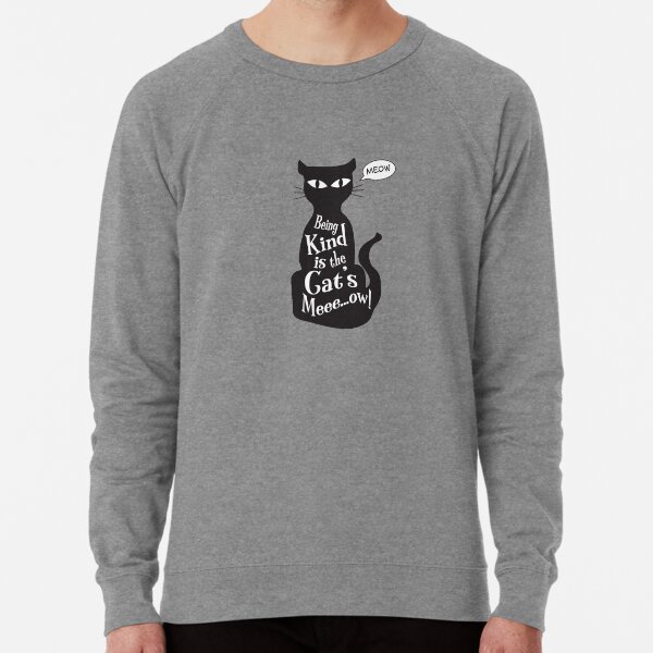 Pullover Hoodies Schwarze Katze Redbubble