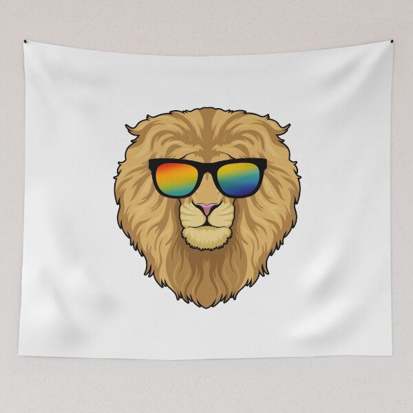 Item preview, Lion with Sunglasses designed and sold by Snabdesign84.