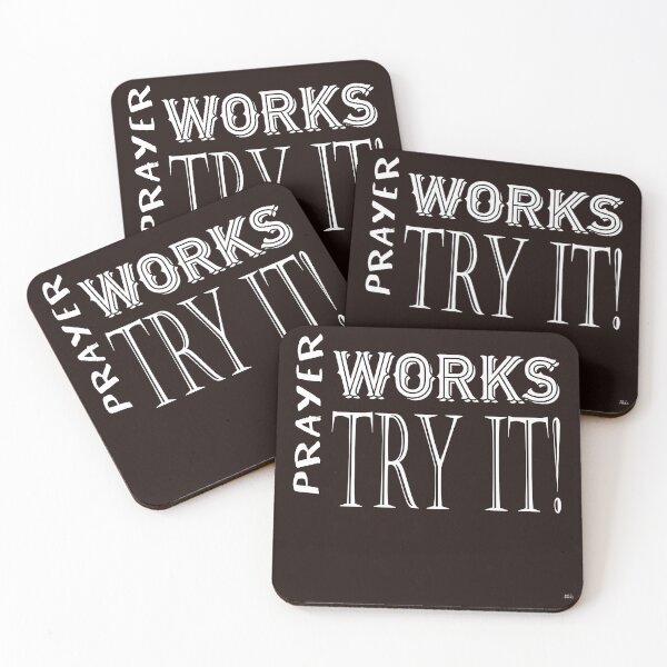Item preview,  PRAYER WORKS TRY IT! Tshirt, mugs designed and sold by DoubleDSD.