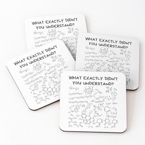 Item preview, Funny Science Quote For Chemist Lover : What Exactly Didn't You Understand? designed and sold by AmeliaStore1.